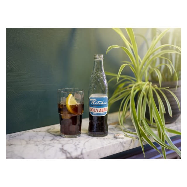 Limonade Ritchie cola zéro verre perdu