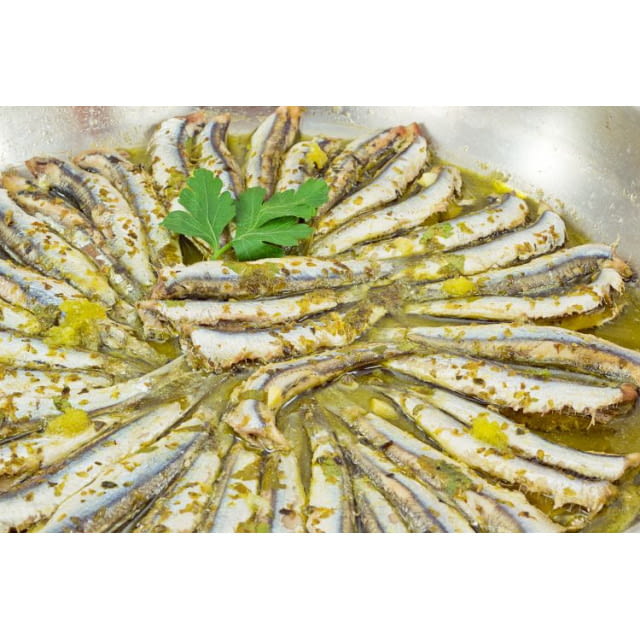 Anchois marinés au citron