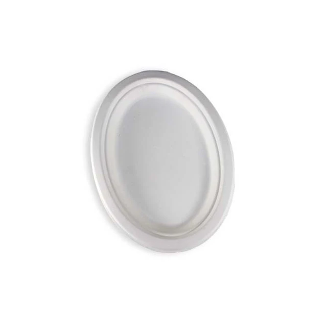 Assiette pulpe blanche 26cm ovale