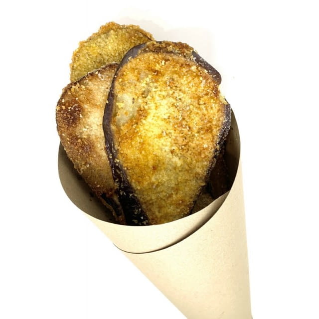 Aubergines panées surgelé